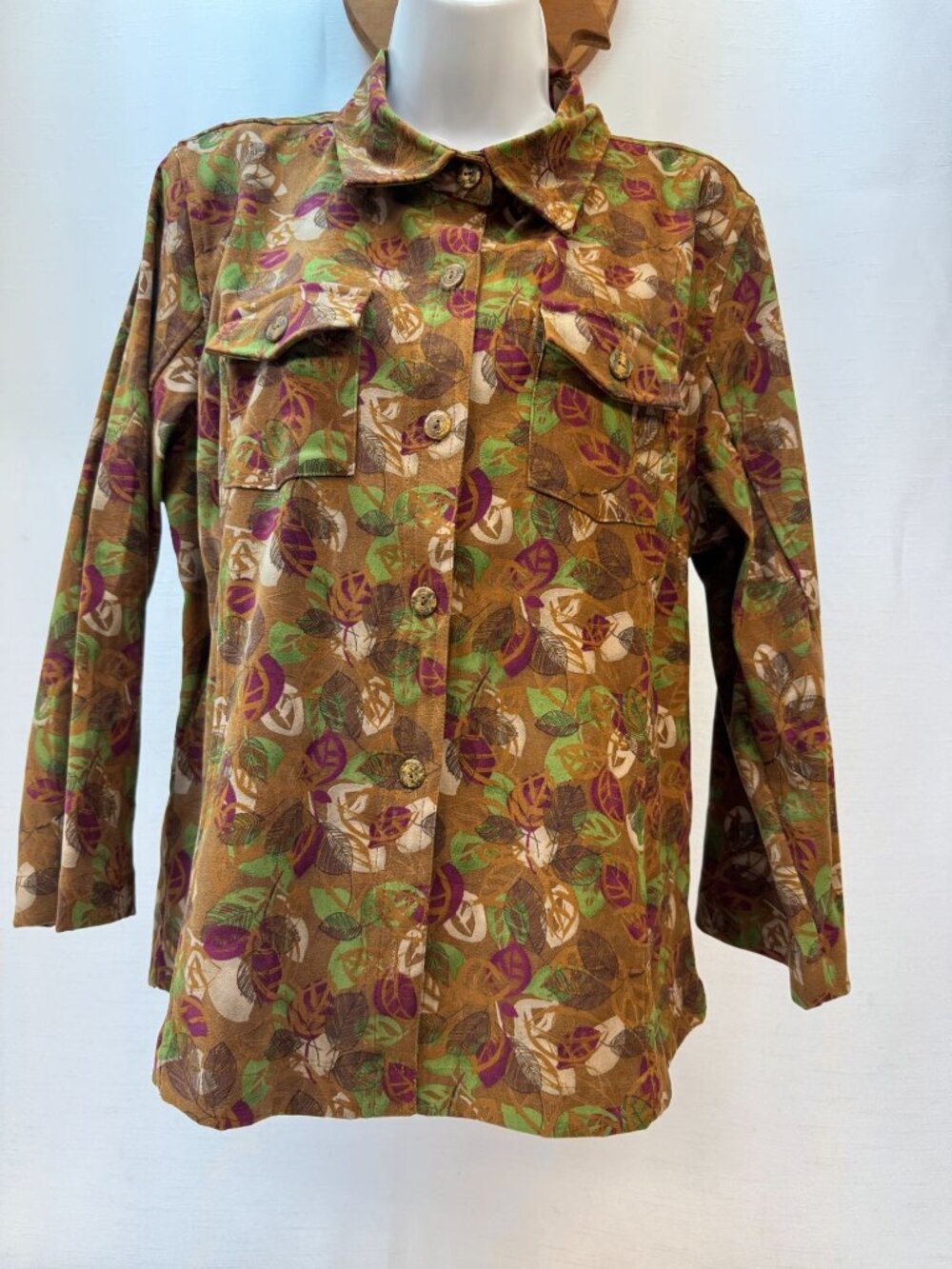 Jacket Christopher Bank Large brown print Vintage